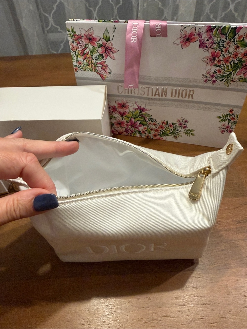DIOR mini bag (bone white) - Picture 3 of 5